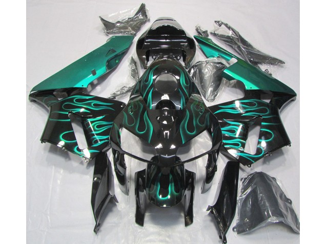 Verde Acqua Brillante Fiamma 05-06 Honda CBR600RR Carene Moto