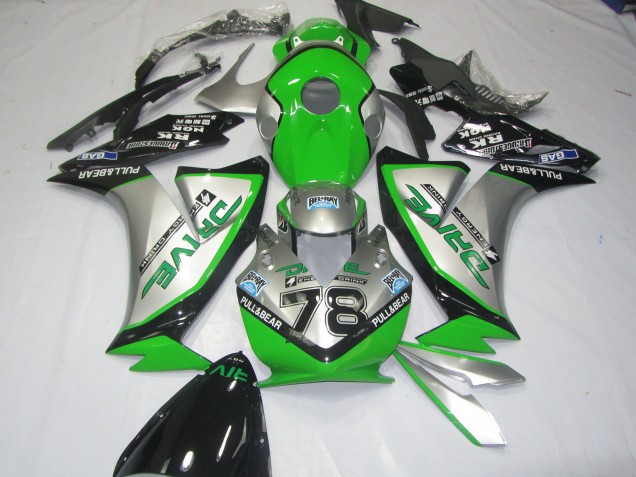 Verde Argento 12-16 Honda CBR1000RR Carene Moto Verde Argento 12-16 Honda CBR1000RR Carene Moto