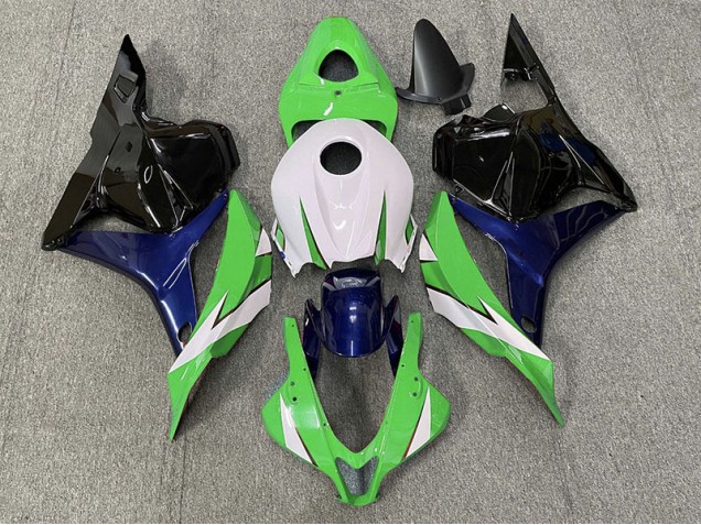Verde & Bianco 09-12 Honda CBR600RR Carene Moto Verde & Bianco 09-12 Honda CBR600RR Carene Moto