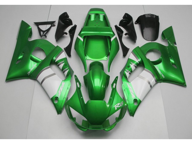 Verde & Bianco 98-02 Yamaha R6 Carene Moto Verde & Bianco 98-02 Yamaha R6 Carene Moto