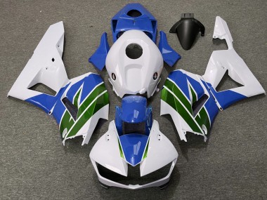 Verde & Blu Lucido 13-23 Honda CBR600RR Carene Moto