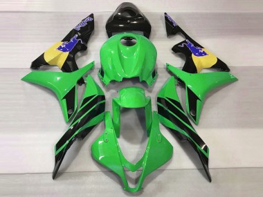 Verde & Blu Toro 07-08 Honda CBR600RR Carene Moto