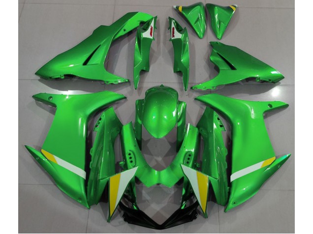Verde Chiaro Completamente Lucido 11-24 Suzuki GSXR 600-750 Carene Moto Verde Chiaro Completamente Lucido 11-24 Suzuki GSXR 600-750 Carene Moto