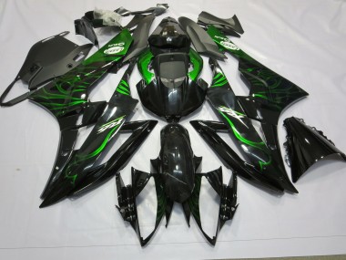 Verde Fiamma 06-07 Yamaha R6 Carene Moto