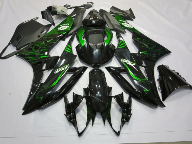 Verde Fiamma 06-07 Yamaha R6 Carene Moto Verde Fiamma 06-07 Yamaha R6 Carene Moto