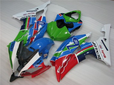 Verde Fiat 08-16 Yamaha R6 Carene Moto