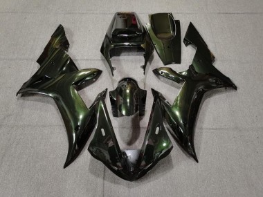 Verde Foresta & Oro 02-03 Yamaha R1 Carene Moto