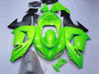 Verde Lime 06-07 Kawasaki ZX10R Carene Moto