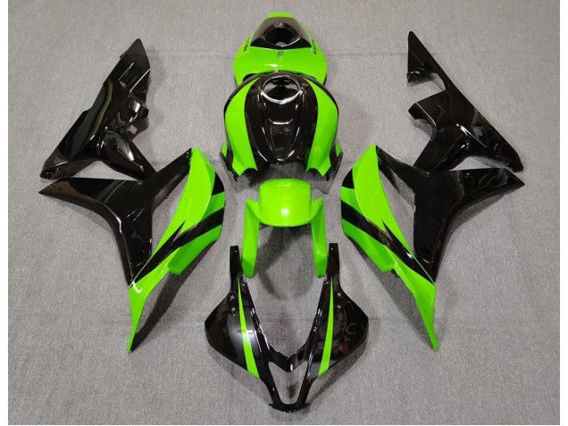 Verde Lime & Nero 07-08 Honda CBR600RR Carene Moto