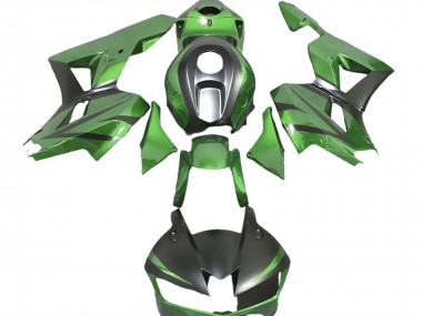 Verde Lucertola & Nero Opaco 13-23 Honda CBR600RR Carene Moto