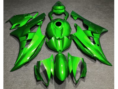 Verde Lucido 06-07 Yamaha R6 Carene Moto