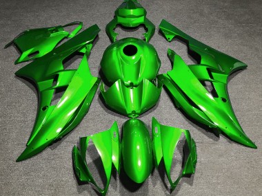 Verde Lucido 06-07 Yamaha R6 Carene Moto