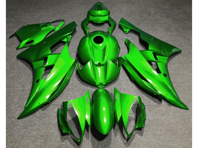 Verde Lucido 06-07 Yamaha R6 Carene Moto Verde Lucido 06-07 Yamaha R6 Carene Moto