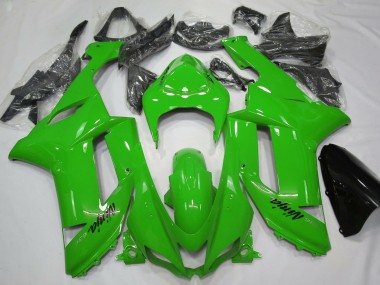 Verde Lucido 07-08 Kawasaki ZX6R Carene Moto