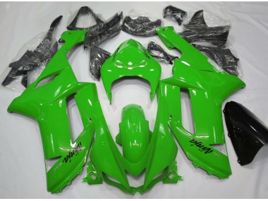 Verde Lucido 07-08 Kawasaki ZX6R Carene Moto