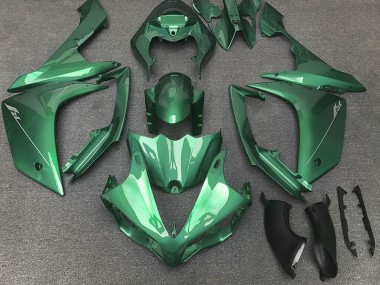 Verde Lucido 07-08 Yamaha R1 Carene Moto