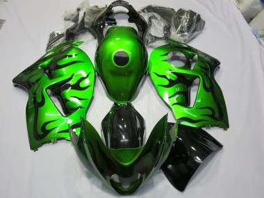 Verde Lucido 97-07 Suzuki GSXR 1300 Carene Moto
