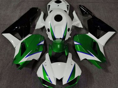 Verde Lucido Bianco & Blu 13-23 Honda CBR600RR Carene Moto