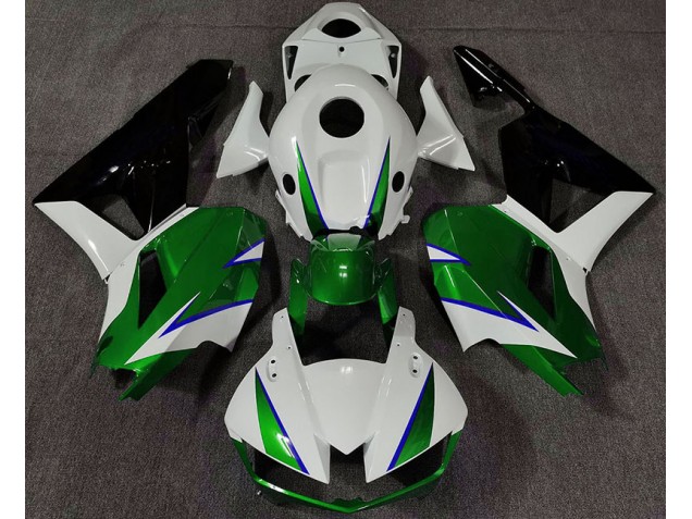 Verde Lucido Bianco & Blu 13-23 Honda CBR600RR Carene Moto