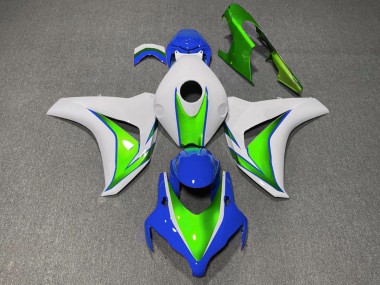 Verde Lucido & Blu 08-11 Honda CBR1000RR Carene Moto