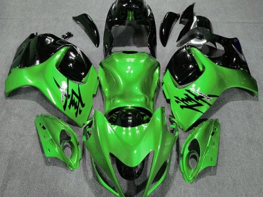 Verde Lucido & Nero 08-20 Suzuki GSXR 1300 Carene Moto