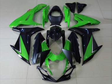 Verde Lucido & Nero 11-24 Suzuki GSXR 600-750 Carene Moto