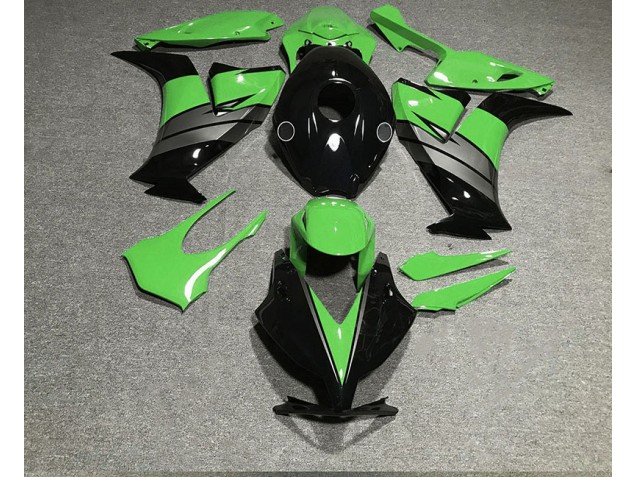 Verde Lucido Nero & Grigio 12-16 Honda CBR1000RR Carene Moto Verde Lucido Nero & Grigio 12-16 Honda CBR1000RR Carene Moto