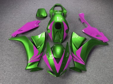 Verde Lucido & Rosa 12-16 Honda CBR1000RR Carene Moto