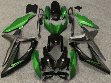 Verde Lucido & Verde R 08-10 Suzuki GSXR 600-750 Carene Moto