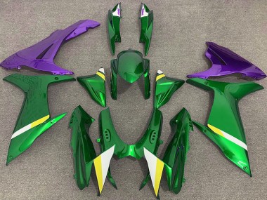 Verde Lucido & Viola 11-24 Suzuki GSXR 600-750 Carene Moto