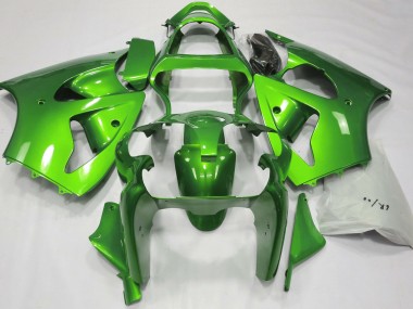 Verde Metallizzato 00-02 Kawasaki ZX6R Carene Moto