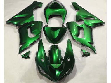 Verde Metallizzato 05-06 Kawasaki ZX6R Carene Moto