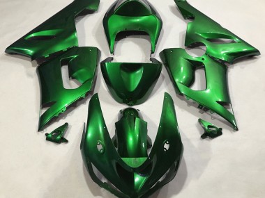 Verde Metallizzato 05-06 Kawasaki ZX6R Carene Moto