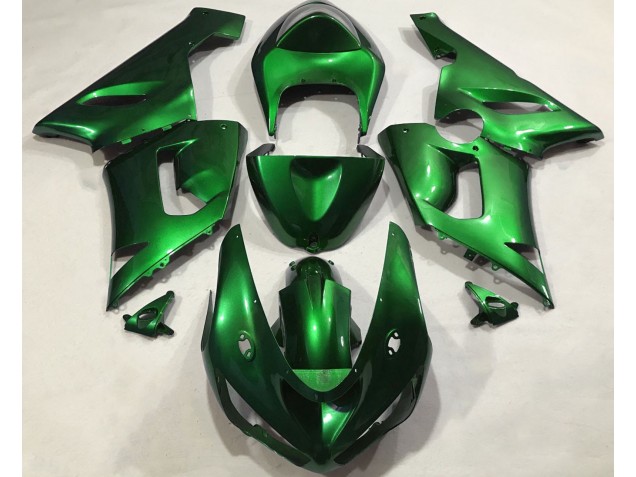 Verde Metallizzato 05-06 Kawasaki ZX6R Carene Moto Verde Metallizzato 05-06 Kawasaki ZX6R Carene Moto