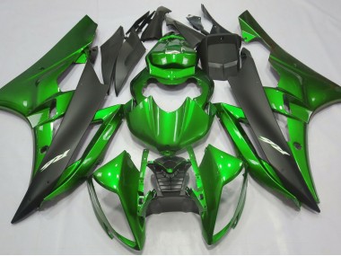 Verde Metallizzato & Nero 06-07 Yamaha R6 Carene Moto