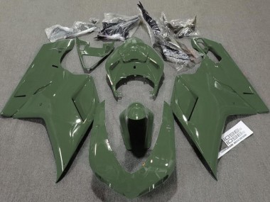 Verde Militare Lucido 07-14 Ducati 848 1098 1198 Carene Moto