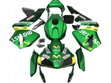 Verde Movistar 03-04 Honda CBR600RR Carene Moto