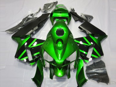 Verde & Nero 05-06 Honda CBR600RR Carene Moto