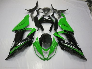 Verde Nero 13-18 Kawasaki ZX6R Carene Moto