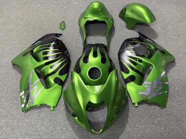 Verde & Nero 97-07 Suzuki GSXR 1300 Carene Moto