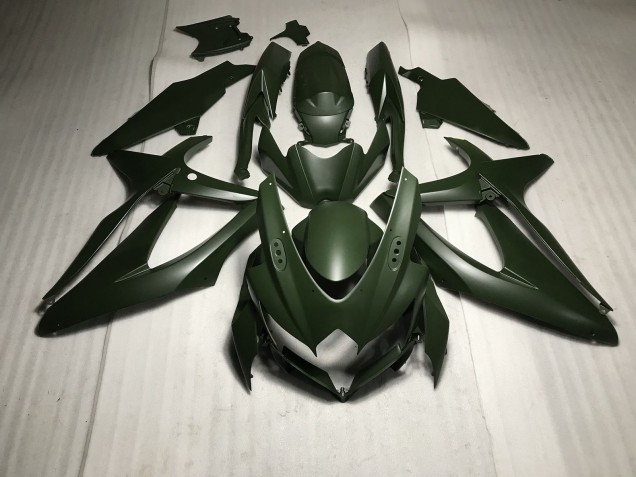 Verde Opaco 08-10 Suzuki GSXR 600-750 Carene Moto Verde Opaco 08-10 Suzuki GSXR 600-750 Carene Moto