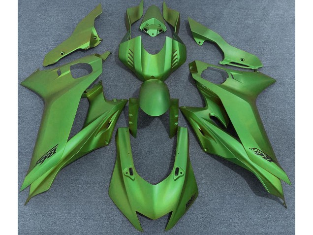 Verde Opaco 17-21 Yamaha R6 Carene Moto Verde Opaco 17-21 Yamaha R6 Carene Moto
