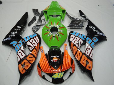 Verde Rossi 06-07 Honda CBR1000RR Carene Moto