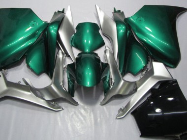 Verde Schiuma Di Mare & Argento 10-13 Honda VFR1200 Carene Moto