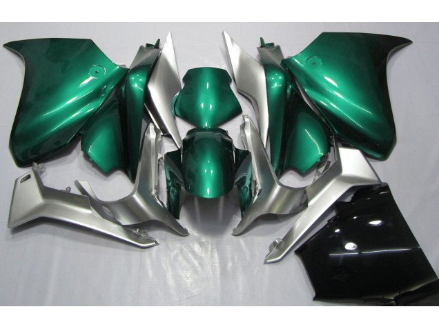 Verde Schiuma Di Mare & Argento 10-13 Honda VFR1200 Carene Moto Verde Schiuma Di Mare & Argento 10-13 Honda VFR1200 Carene Moto