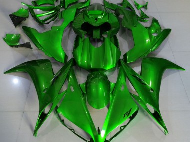 Verde Scuro 04-06 Yamaha R1 Carene Moto