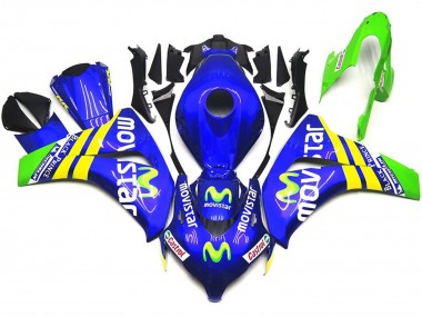 Vibrante Movistar 08-11 Honda CBR1000RR Carene Moto