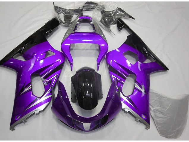 Viola & Argento 01-03 Suzuki GSXR 600-750 Carene Moto Viola & Argento 01-03 Suzuki GSXR 600-750 Carene Moto