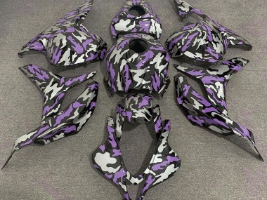 Viola & Argento Camo 09-12 Honda CBR600RR Carene Moto