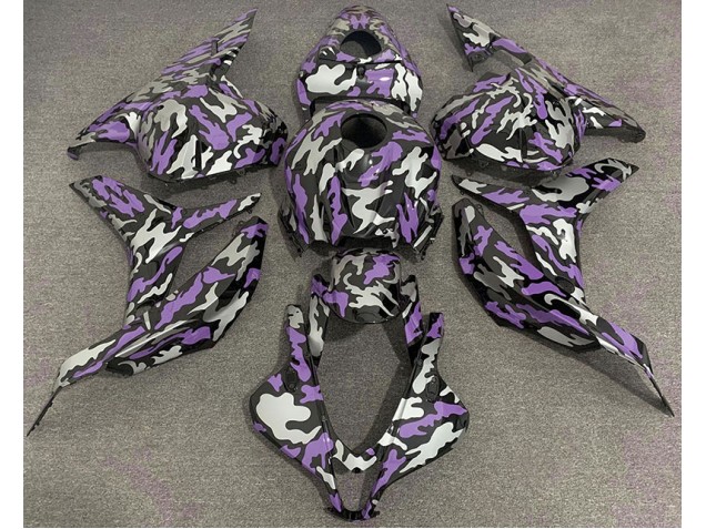 Viola & Argento Camo 09-12 Honda CBR600RR Carene Moto Viola & Argento Camo 09-12 Honda CBR600RR Carene Moto
